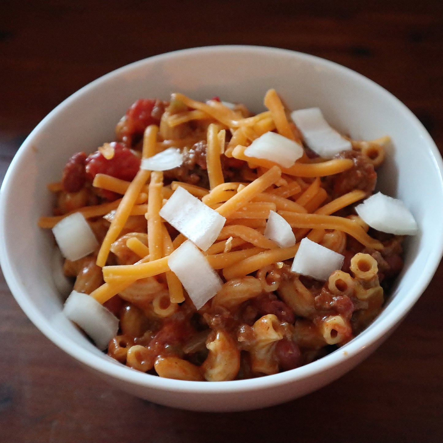 Cheddar Chili Mac