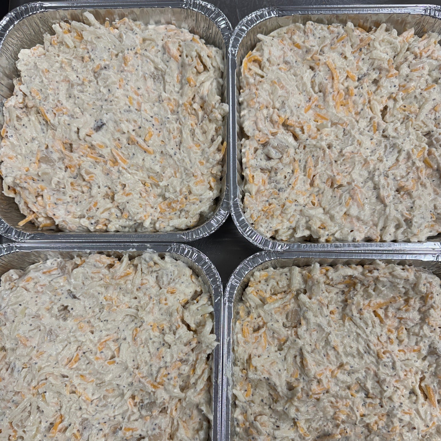 Cheesy Potatoes Uncooked