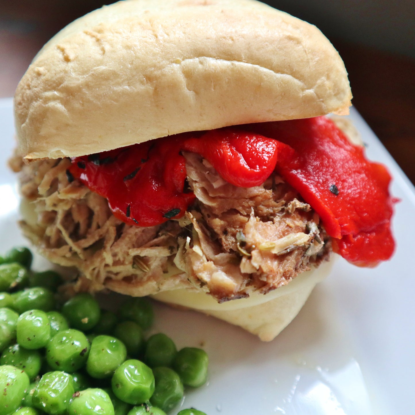 Italian Shredded Pork Sandwich