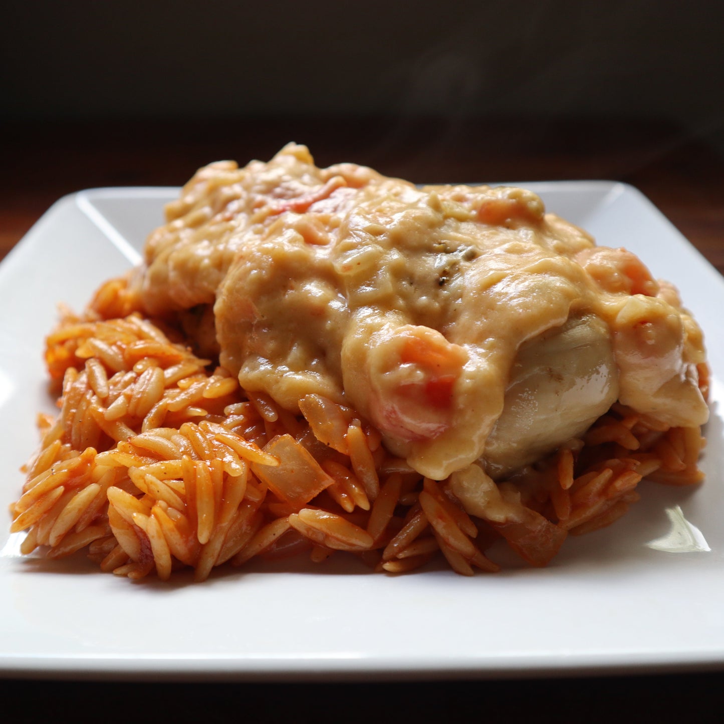 Queso Smothered Chicken