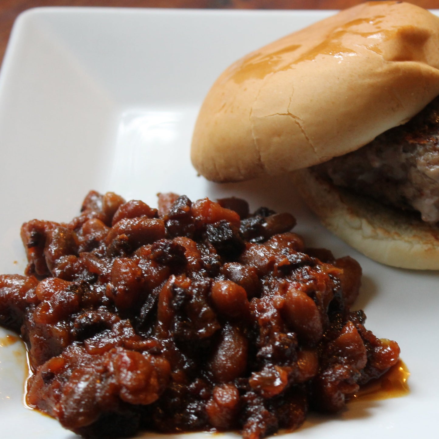 Baked Beans and Burger