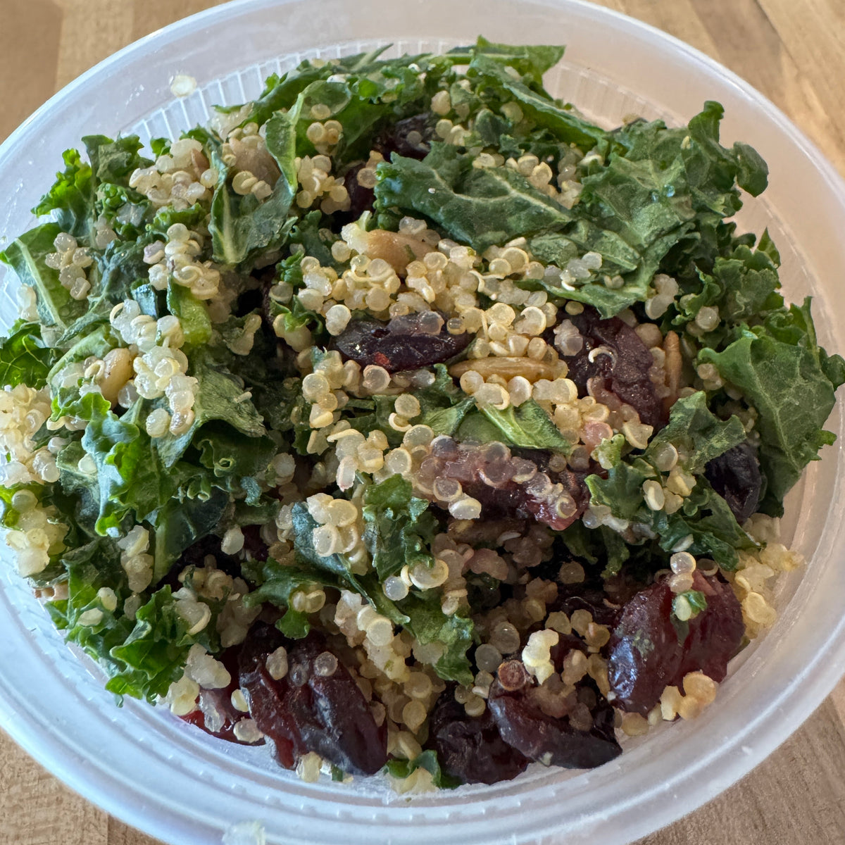 Cranberry Kale Quinoa Salad