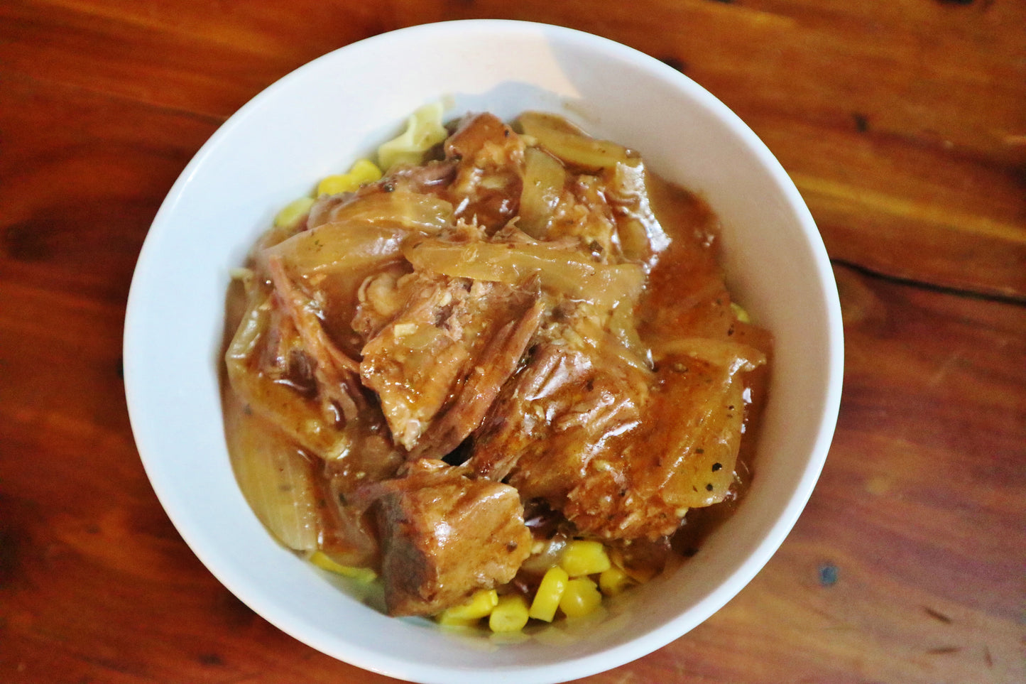 French Onion Beef and Noodles