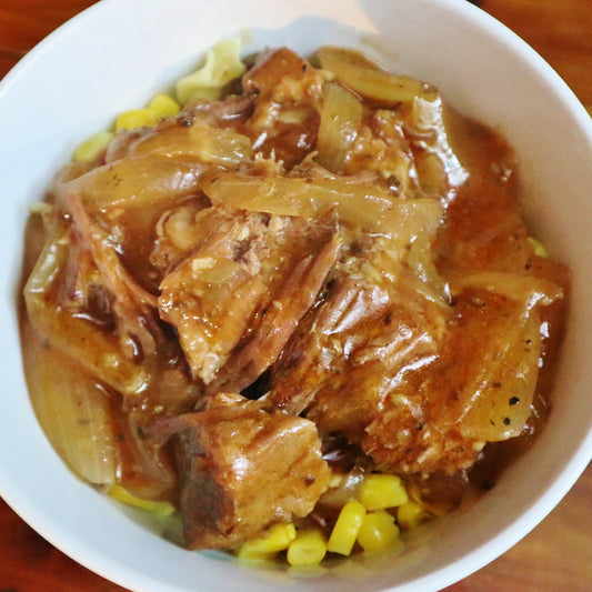 French Onion Beef and Noodles