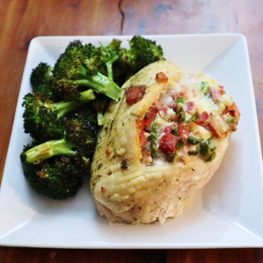 Ham and Cheese Stuffed Chicken
