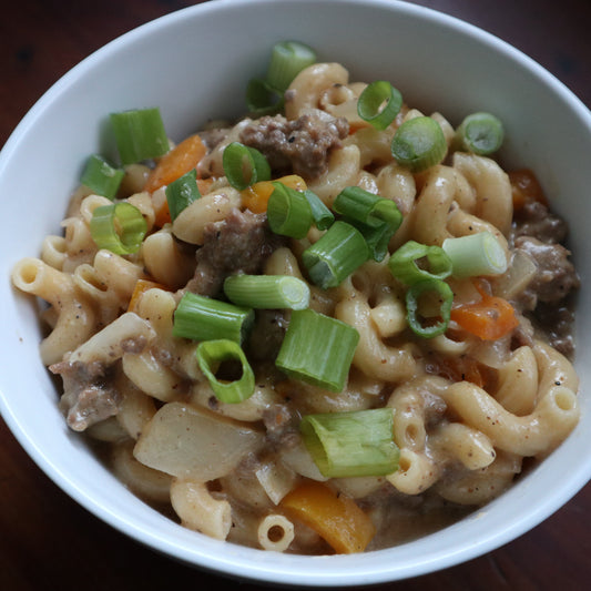Philly Cheesesteak Pasta