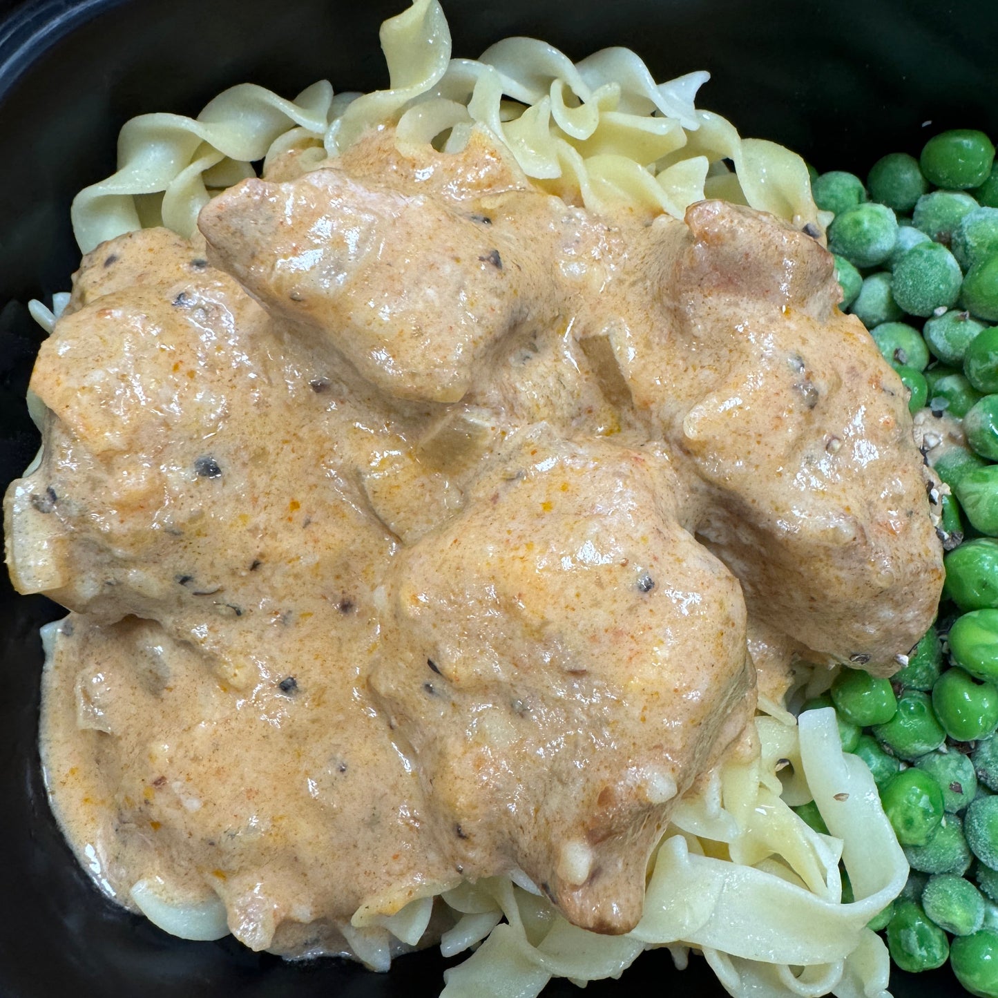 Pork Bites with Noodles