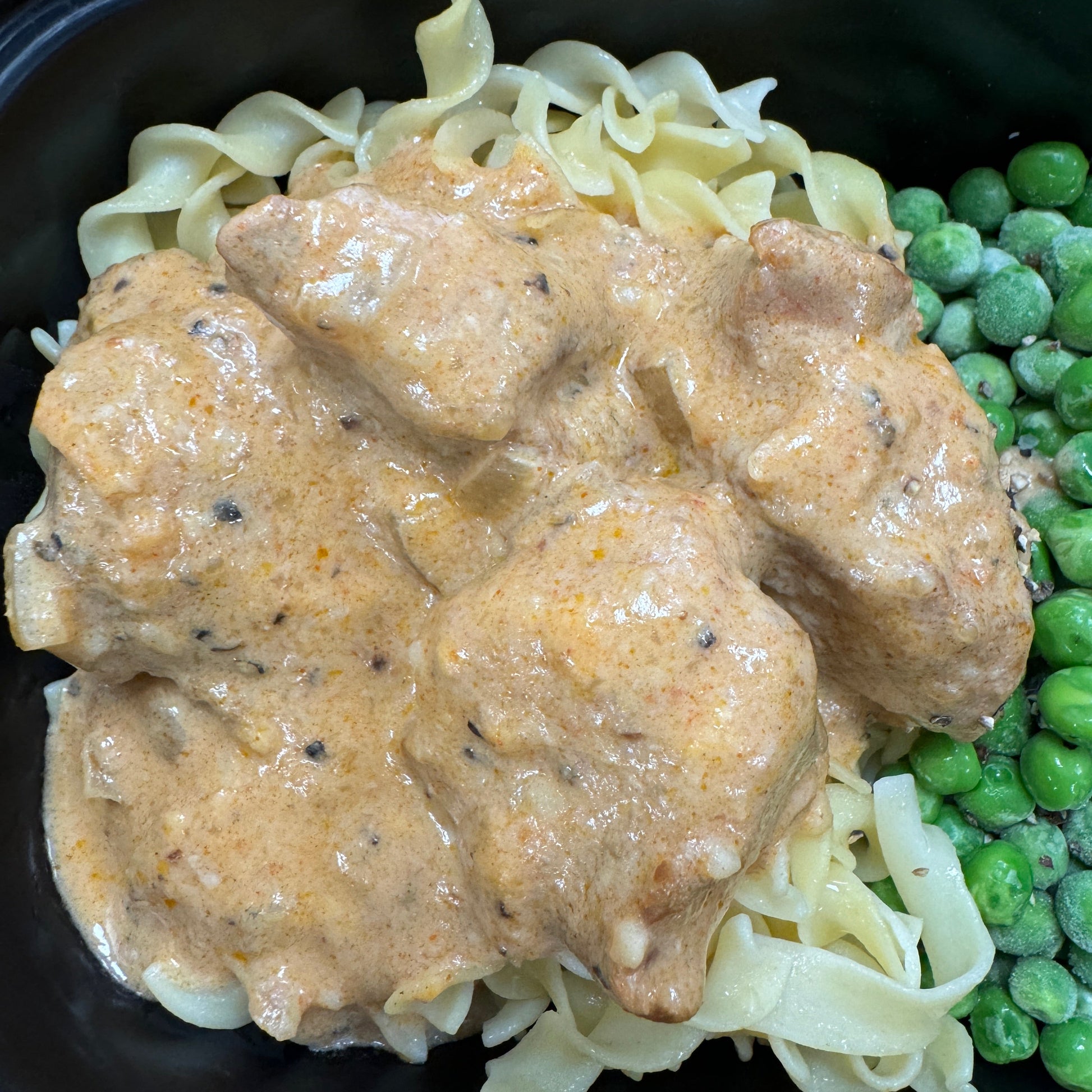 Pork Bites with Noodles