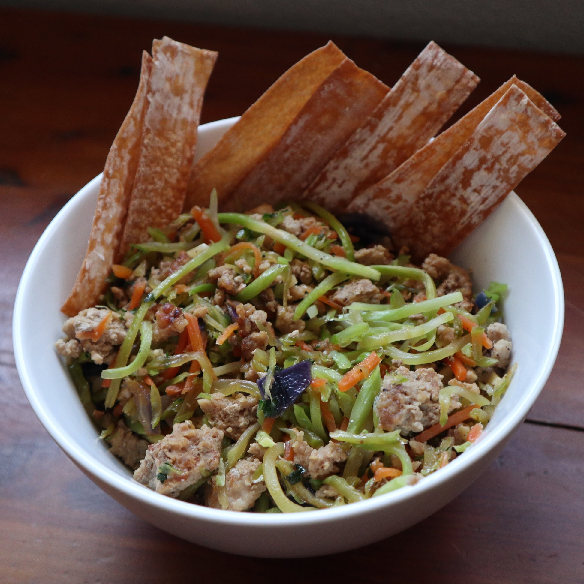 Pork Egg Roll Bowl