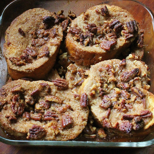 Baked French Toast with Praline Topping