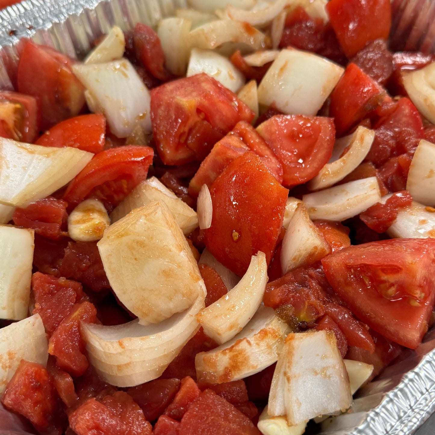 Tomatoes and Onions to roast for soup