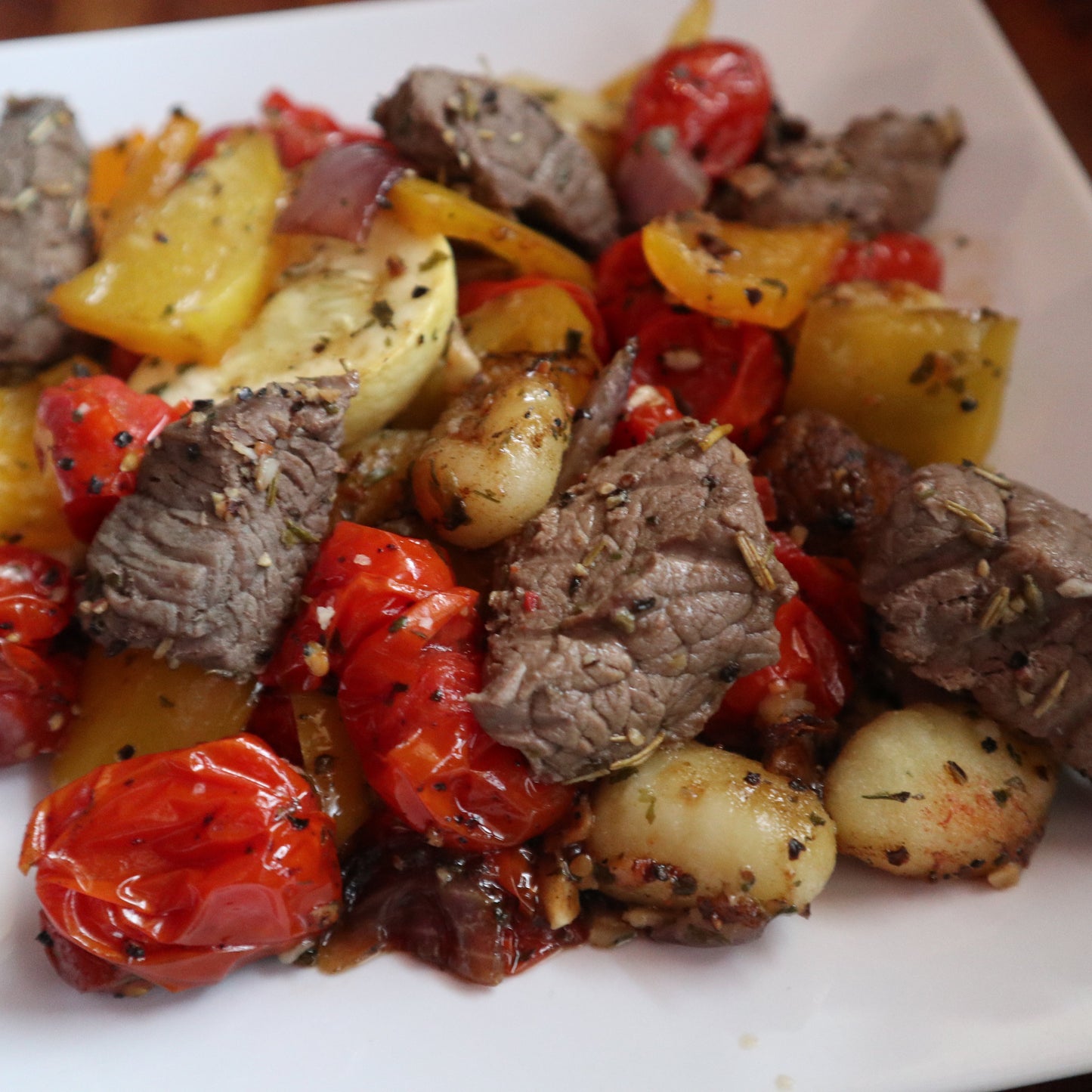 Roasted Beef and Gnocchi