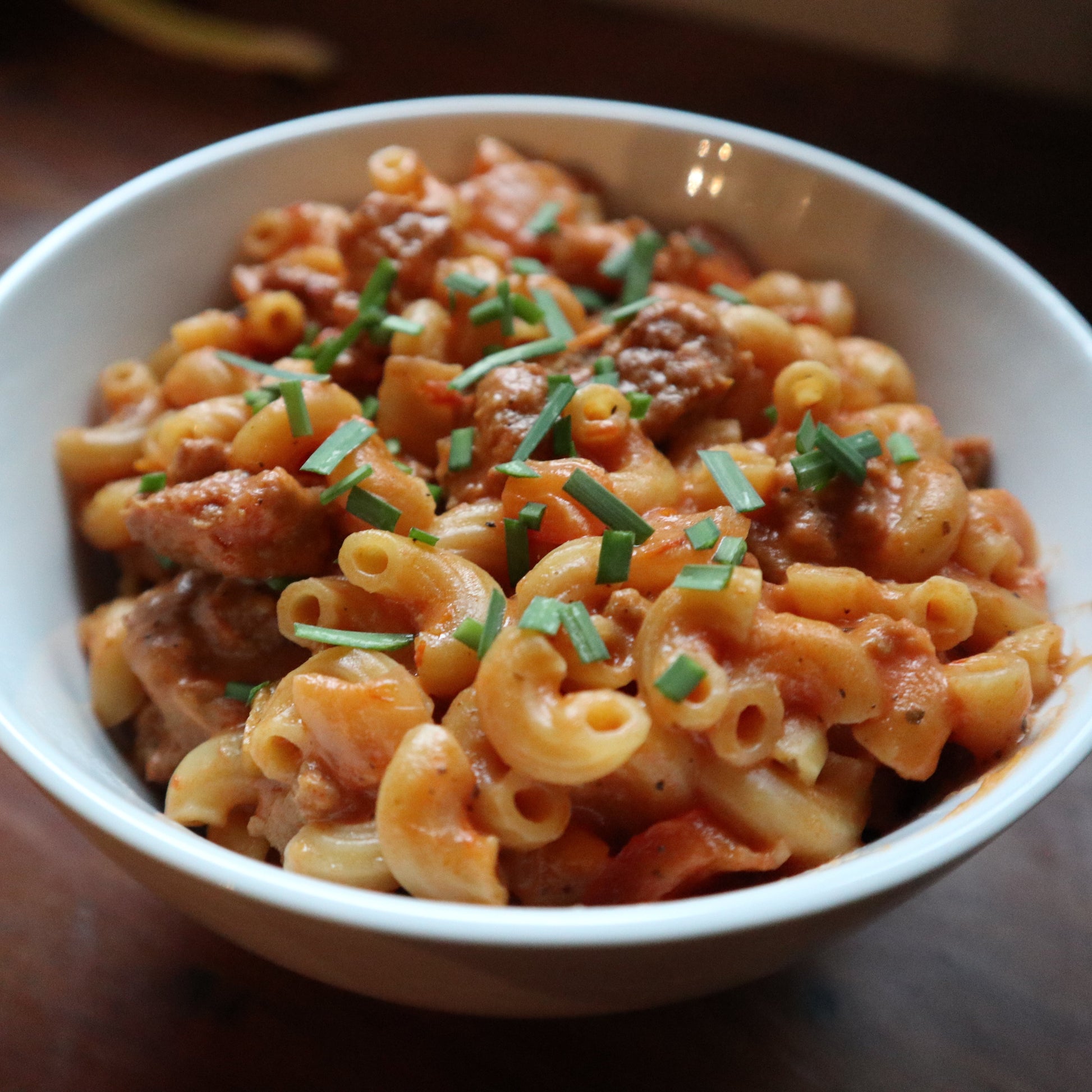 Sausage and Pepper Skillet Mac