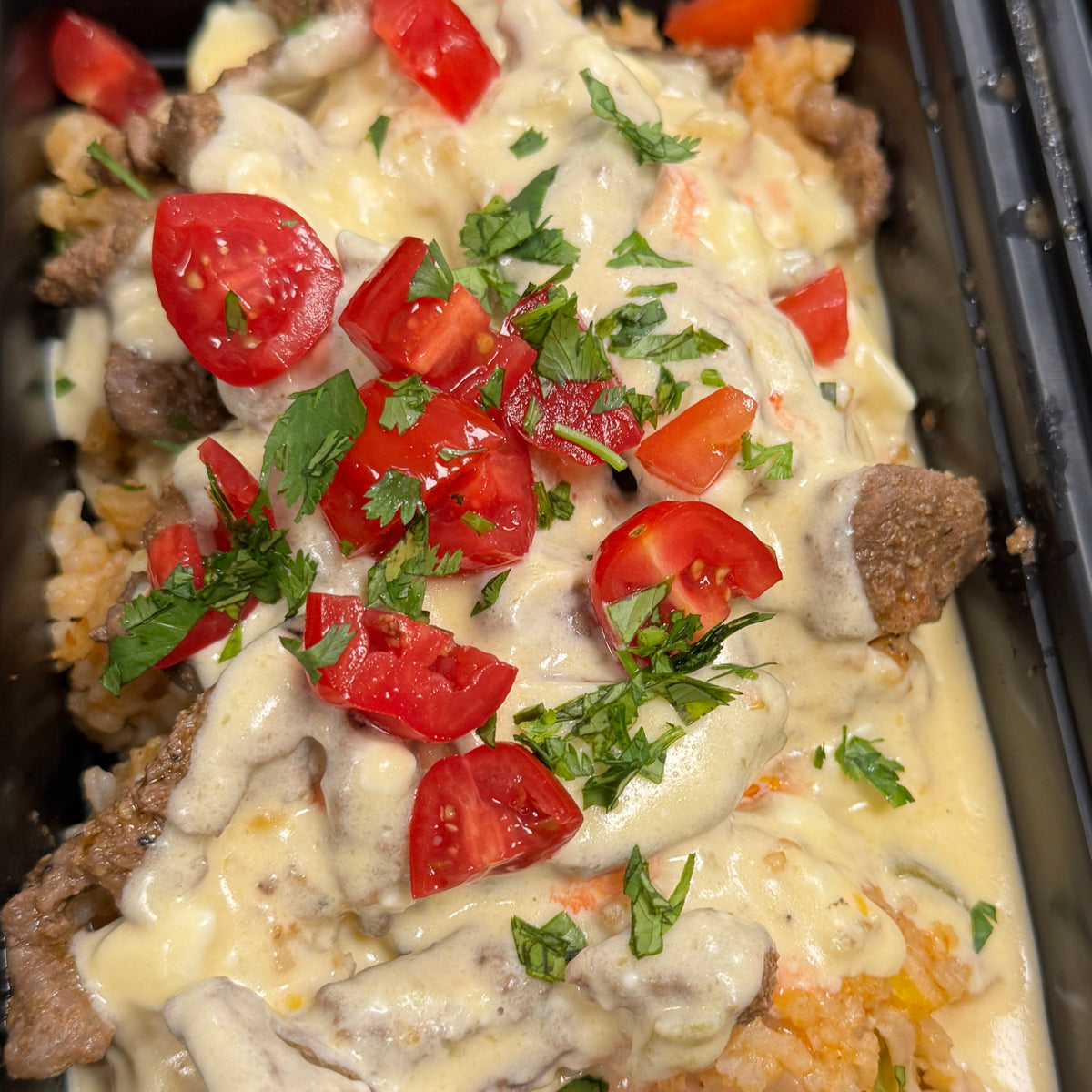 Steak and Queso Rice Bowls