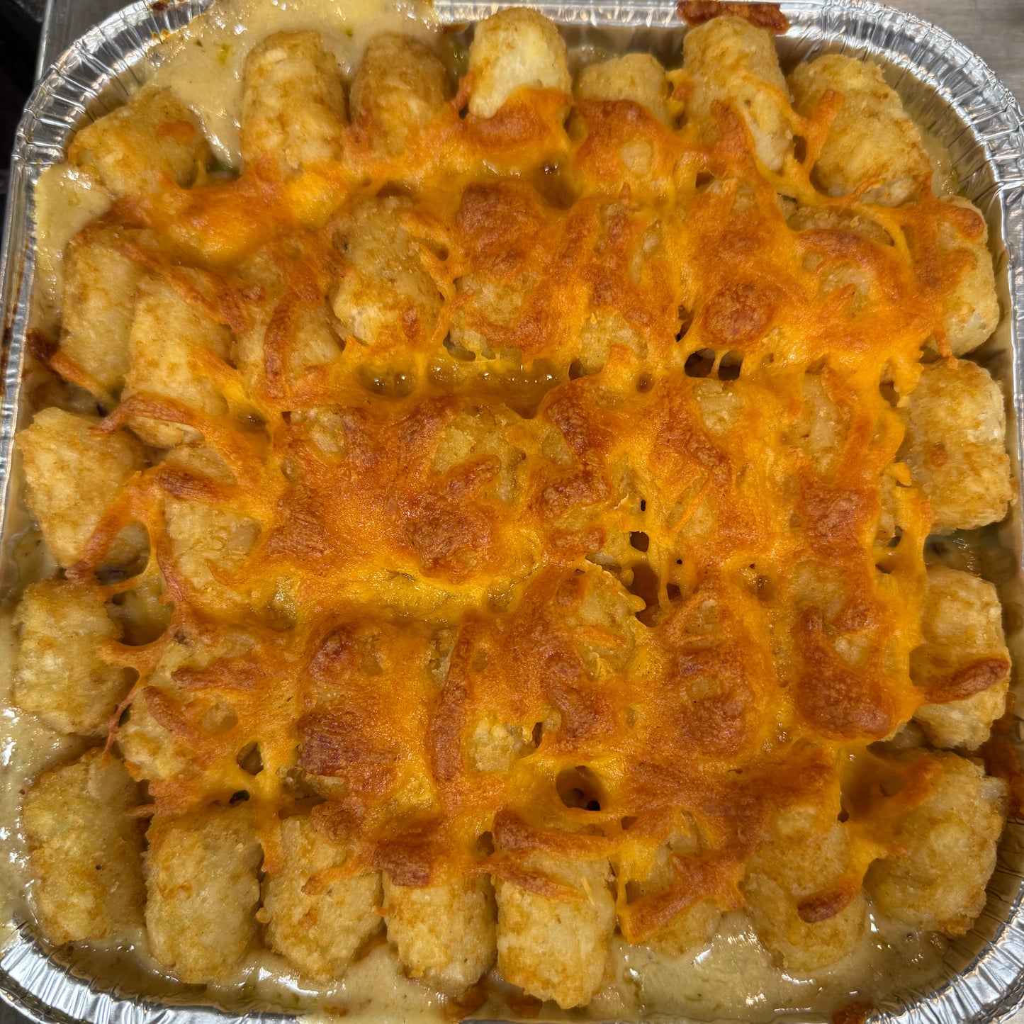 Turkey Trot Tater Tot Casserole