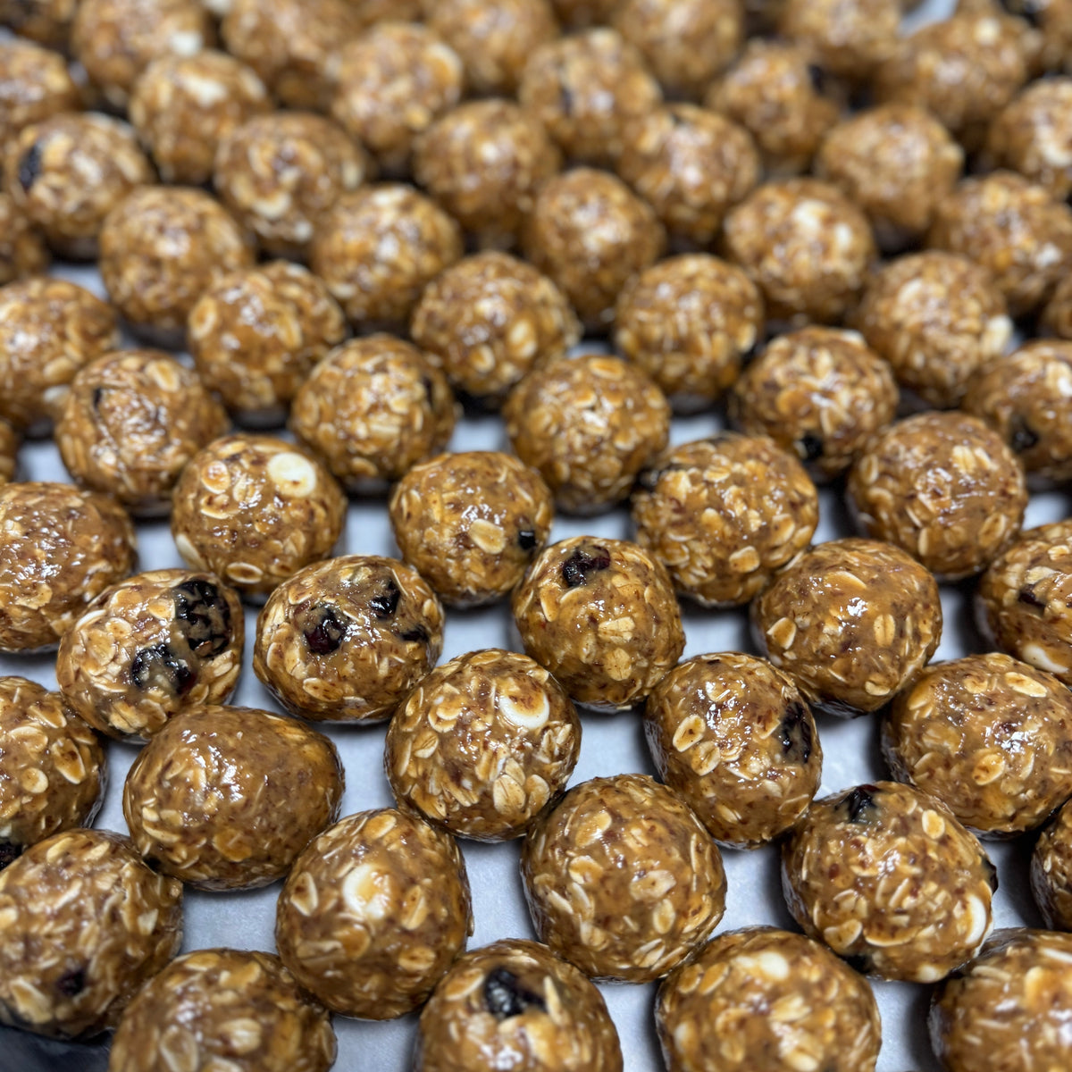 White Chocolate Cranberry Protein Balls